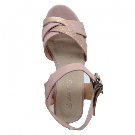 Sandale cu platforma pentru fete MRS M813-BER-27, Roz [1]