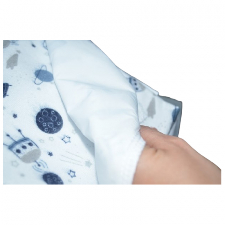 Aleza impermeabila din bumbac 50 x 60 cm Sensillo AIMPS-15, Albastru [1]