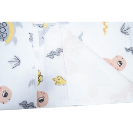 Aleza impermeabila si refolosibila din bumbac 50 x 60 cm Sensillo SILLO-09999, Multicolor [1]