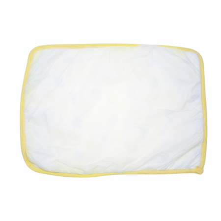 Aleza impermeabila si refolosibila din bumbac, 60 x 40 cm pentru bebe, Mini Junior ALZ0109G, Galben [2]