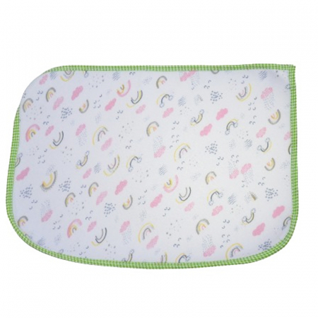 Aleze si chilotei scutec - Aleza impermeabila si refolosibila din bumbac  pentru copii Mini Junior PL130, Verde