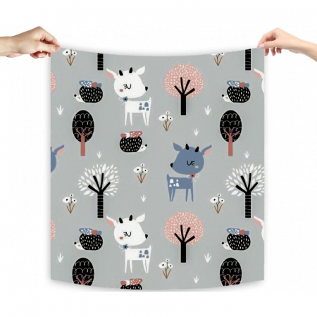 Aleza impermeabila si refolosibila din bumbac 50 x 60 cm Sensillo 522613, Gri [1]