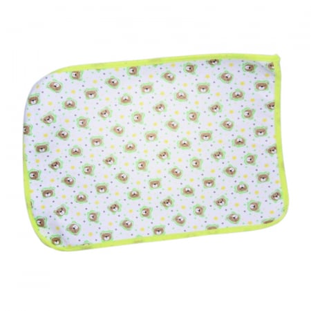 Aleza impermeabila si refolosibila din bumbac 70 x 50 cm pentru bebe, Mini Junior ALZ0109V3, Verde [1]