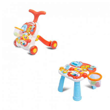 Antepremergator si masuta de joaca 2 in 1 pentru copii Toyz Sparq 387185, Multicolor [1]