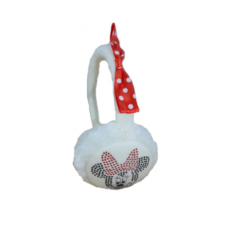Caciuli fete - Aparatori pentru urechi Minnie Mouse Sun City HM4327A-98-104, Alb