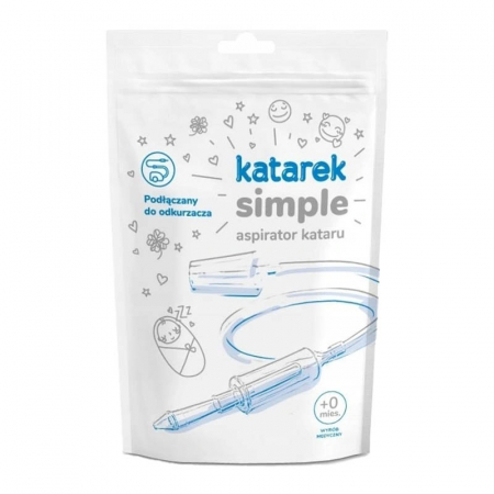 Aspirator nazal Conectat la un aspirator pentru bebelusi Katarek Simple 336124, Transparent [1]