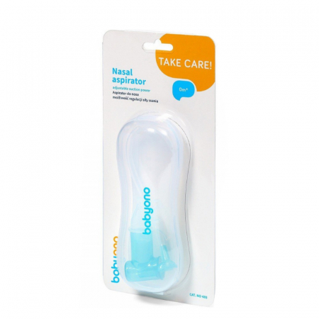 Aspirator nazal pentru bebelusi BabyOno 485-A, Albastru [3]