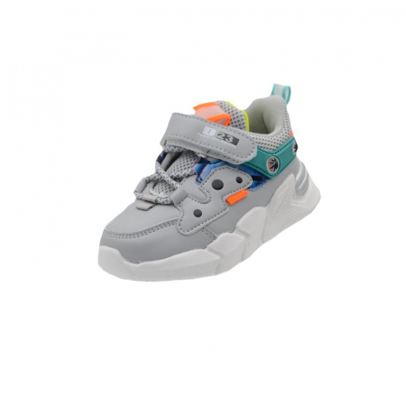 Adidasi baieti - Pantofi sport pentru baieti Bessky B-715-5A-22, Gri