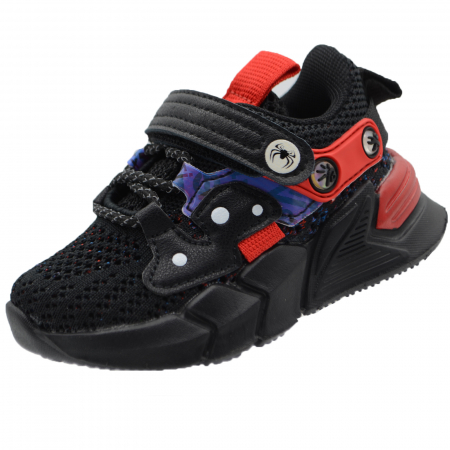 Adidasi baieti - Pantofi sport pentru baieti Bessky B721-1A-22, Negru