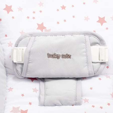 Balansoar muzical cu vibratii 2 in 1 Baby Mix MJ2103-11, Roz [3]