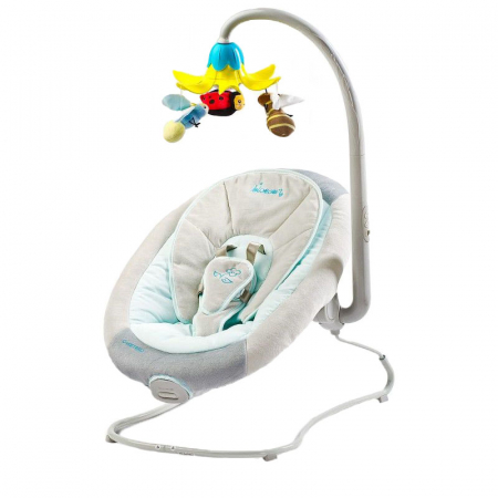 Joaca, activitati si ambalaje - Balansoar pentru copii Caretero Blossom BLS1G, Gri