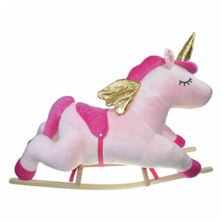 Balansoar Unicorn pentru copii Akra 789014, Roz [1]