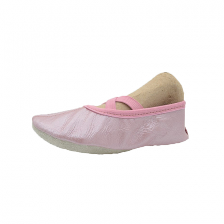 Pantofi din piele pentru balet copii Mini Junior BLRNN2-31, Roz [4]