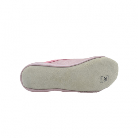 Pantofi din piele pentru balet copii Mini Junior BLRNN2-31, Roz [1]