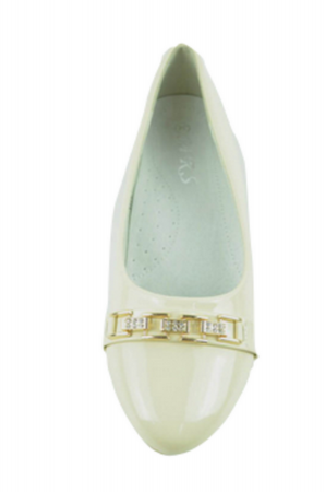 Pantofi fete - Pantofi eleganti pentru fete MRS 1572-1C-33, Crem