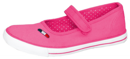 Încălțaminte fete - Pantofi din panza pentru fete American Club 456/15-35, Fucsia