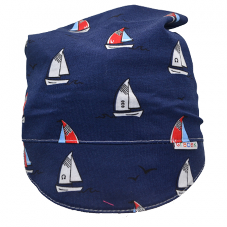 Caciuli si palarii de vara baieti - Bandana pentru baieti Gracek GR2505B, Bleumarin