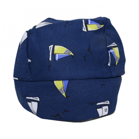 Căciuli băieți primăvară, toamnă și iarnă - Bandana pentru baieti Mini Junior BPB80, Bleumarin