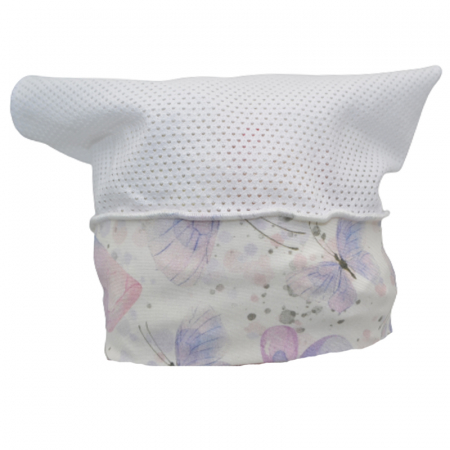 Caciuli si palarii de vara fete - Bandana pentru fete Gracek GR0805A, Alb