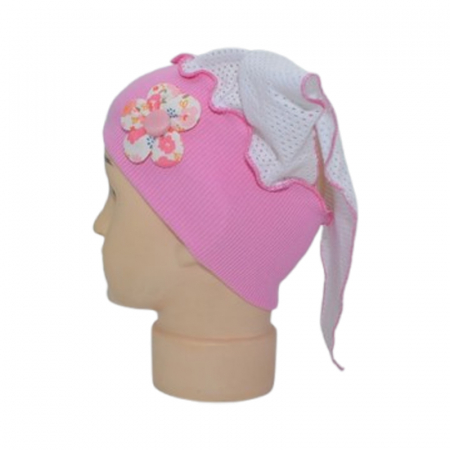 Caciuli si palarii de vara fete - Bandana pentru fete, Mini Junior, BFR1306, Roz