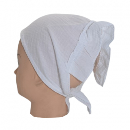 Caciuli si palarii de vara fete - Bandana pentru fete, Mini Junior, BND1206A, Alb