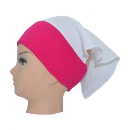 Caciuli si palarii de vara fete - Bandana pentru fete, Mini Junior, BND1306BF, Fucsia