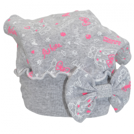 Caciuli si palarii de vara fete - Bandana pentru fete Mini Junior MJ5115G, Gri