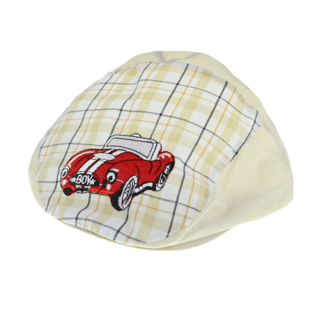 Caciuli si palarii de vara baieti - Basca pentru baieti Fashion Cap PPBNN-17-50, Crem