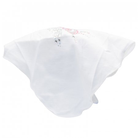 Batic din bumbac pentru fete Mini Junior GR77786, Alb [1]