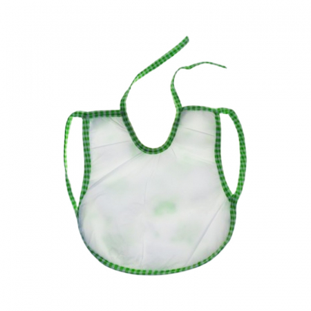 Baveta cu 2 straturi, impermeabila pentru bebe, Mini Junior BV0109IV, Verde [2]