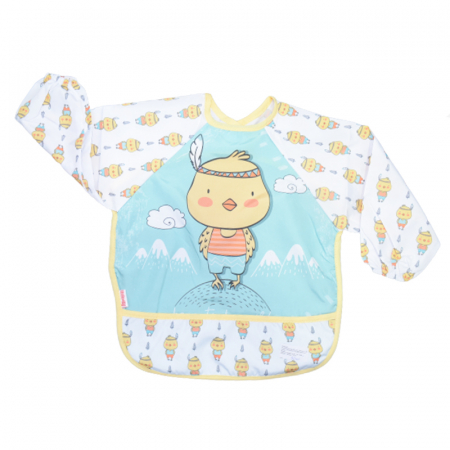 Bavete - Baveta cu maneca lunga Mini Junior MJM-17, Galben