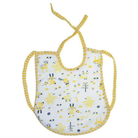 Bavete - Baveta impermeabila pentru bebelusi, Mini Junior 250623-18, Galben