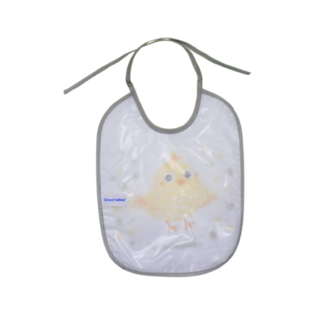 Baveta impermeabila pentru bebelusi, Canpol Babies 2609, Alb [1]