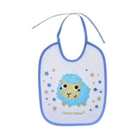 Bavete - Baveta impermeabila pentru bebelusi, Canpol Babies 2609-2, Alb