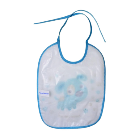 Baveta impermeabila pentru bebelusi, Canpol Babies 2609-3, Alb [1]