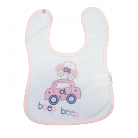 Bavete - Baveta impermeabila pentru fete Ekebaby Eke-1, Roz