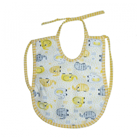 Bavete - Baveta impermeabila pentru bebelusi, Mini Junior BVT-MJ02, Galben