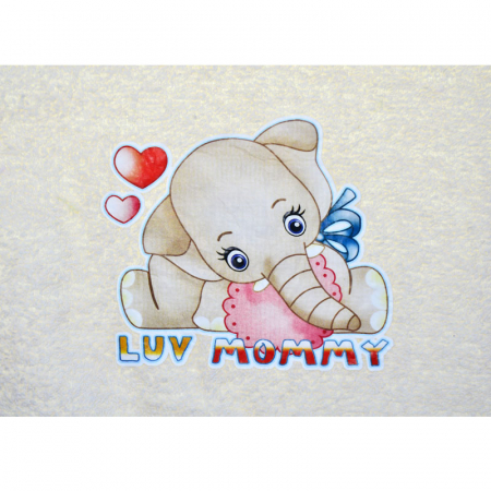 Baveta pentru bebelusi Mini Junior BVTMJ-8, Crem [1]
