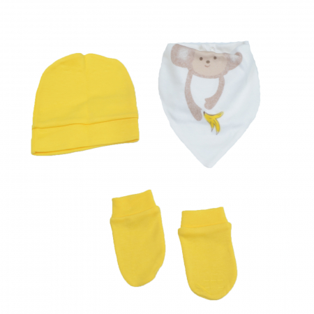 Compleu 6 piese pentru baieti Mini Junior BBW-15-56, Galben [2]