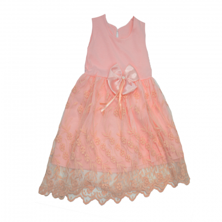 Set 2 piese rochita si bolero pentru fete Mini Junior BBW-4-68, Roz [2]