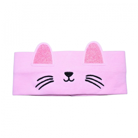 Accesorii par fetite - Bentita din bumbac pentru fete, Mini Junior TN291-2-36, Roz
