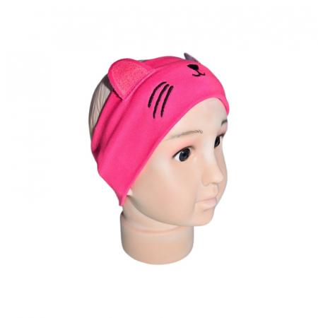 Bentita din bumbac pentru fete, Mini Junior TN291-3-36, Fucsia [2]