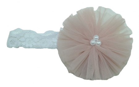 Accesorii par fetite - Bentita pentru fete Colibri BECC1C, Crem