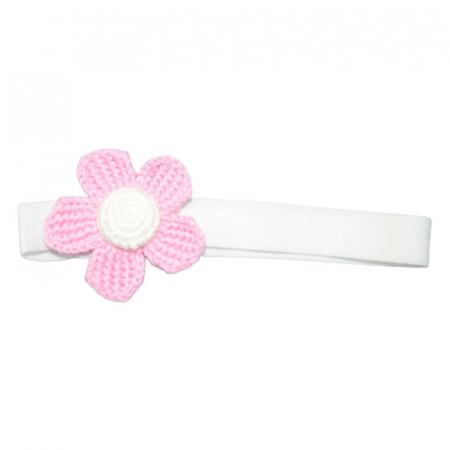 Accesorii par fetite - Bentita pentru fete CAP & MORE 3035-8, Alb
