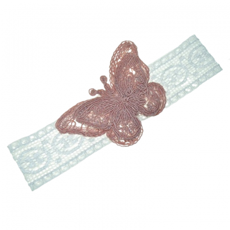 Bentite si turbane botez - Bentita pentru fete Mini Junior BNTMJ-2, Alb