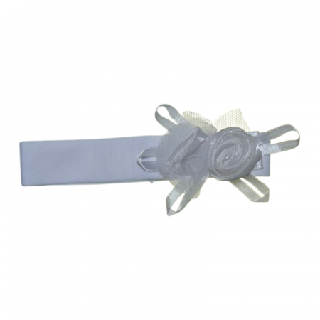 Accesorii par fetite - Bentita pentru fete, Mini Junior BNTMJ-8, Alb