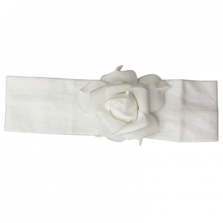 Bentite si turbane botez - Bentita pentru fete Mini Junior MJ0305AL, Alb