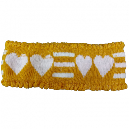 Accesorii par fetite - Bentita pentru fete Mini Junior MJ2023G, Galben