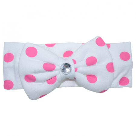 Accesorii par fetite - Bentita pentru fete Yat 140323-3, Alb