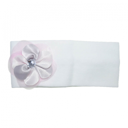 Accesorii par fetite - Bentita pentru fete Yat 140323-9, Alb